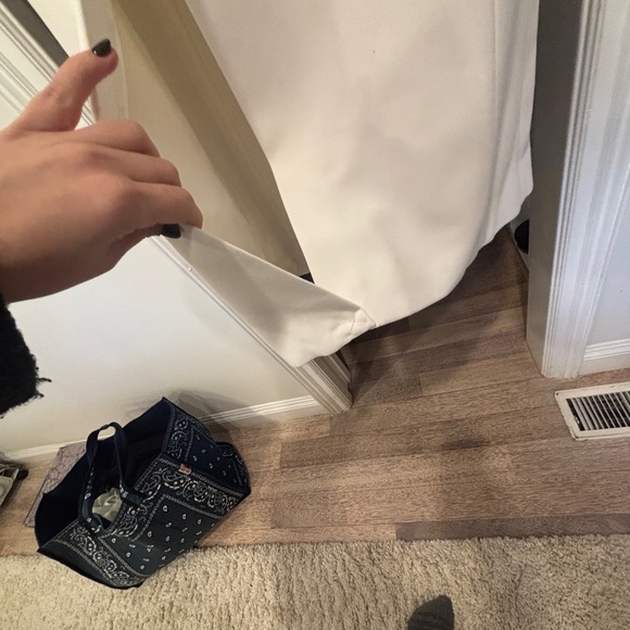 KHAITE White Cobble Long Coat Size 8 NWT - Picture 11 of 16